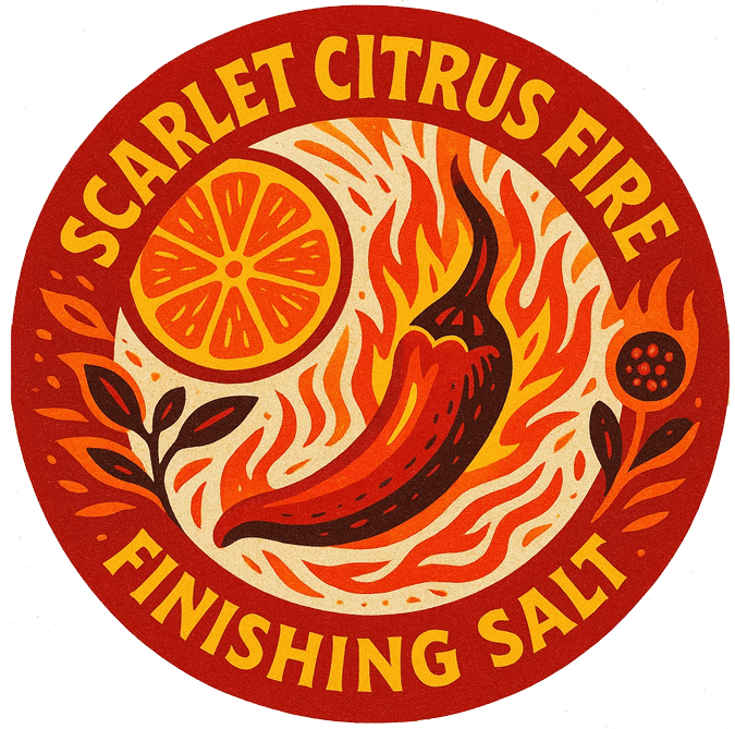 Scarlet Citrus Fire Finishing Salt